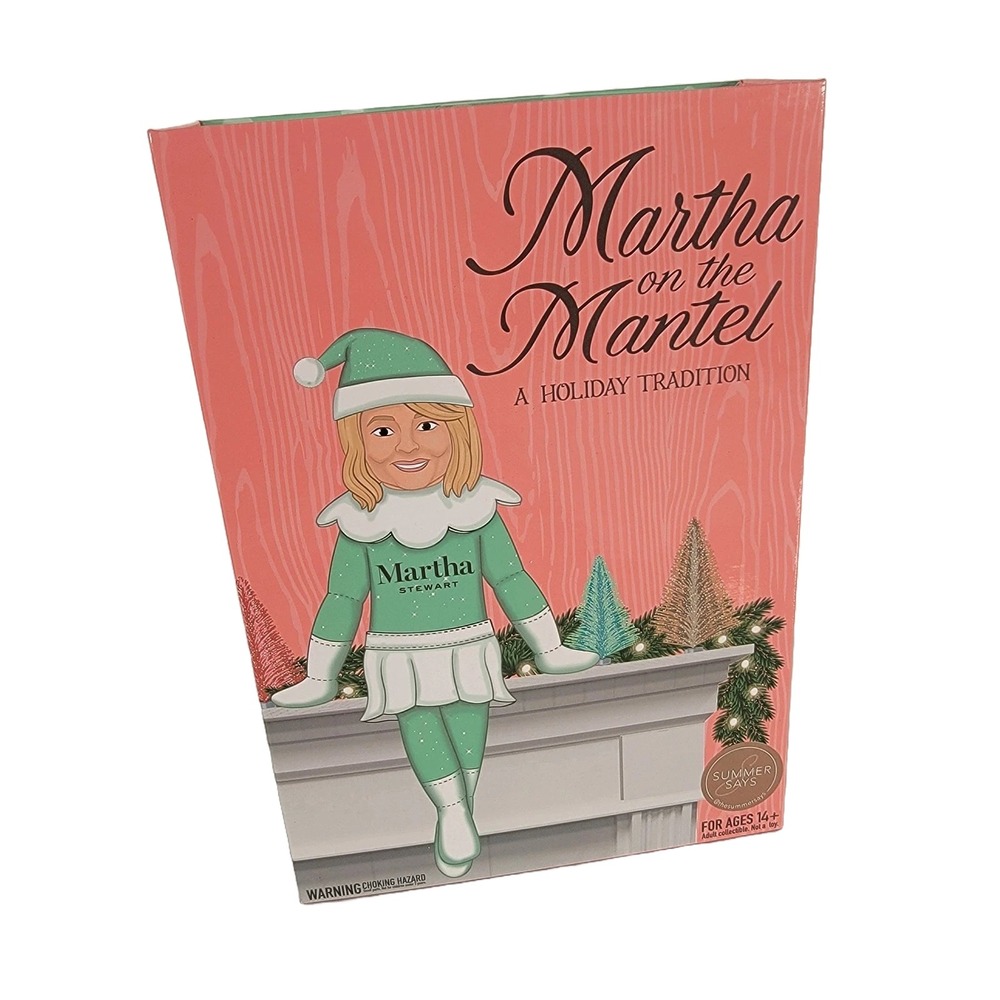 Martha Stewart Martha on the Mantel A Holiday Tradition Elf Doll Collectible